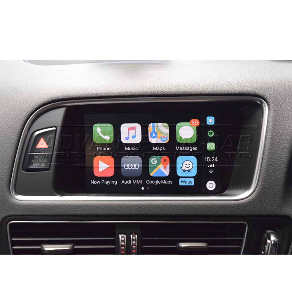 Wireless CarPlay, Android Auto for Audi A4, A5, Q5 with MMI 3G High and Basic system, Audi A6, A7 with MMI 3G system, with Mirror Link and front-rear camera input - Image 10