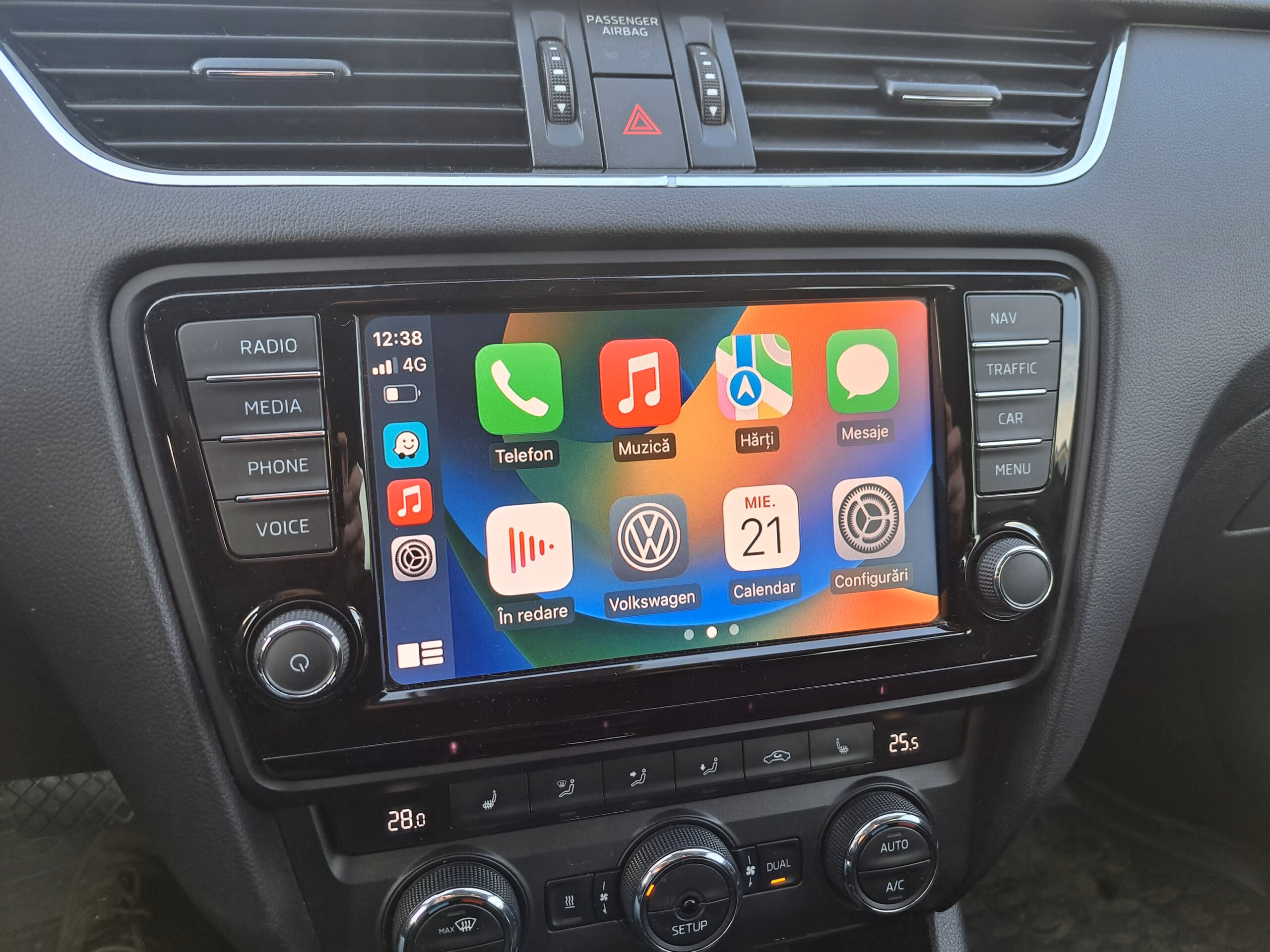 Wireless Carplay, Android Auto for VW MIB1/MIB2/MIB2.5 (2012-2021), with Mirror Link and front-rear camera input
