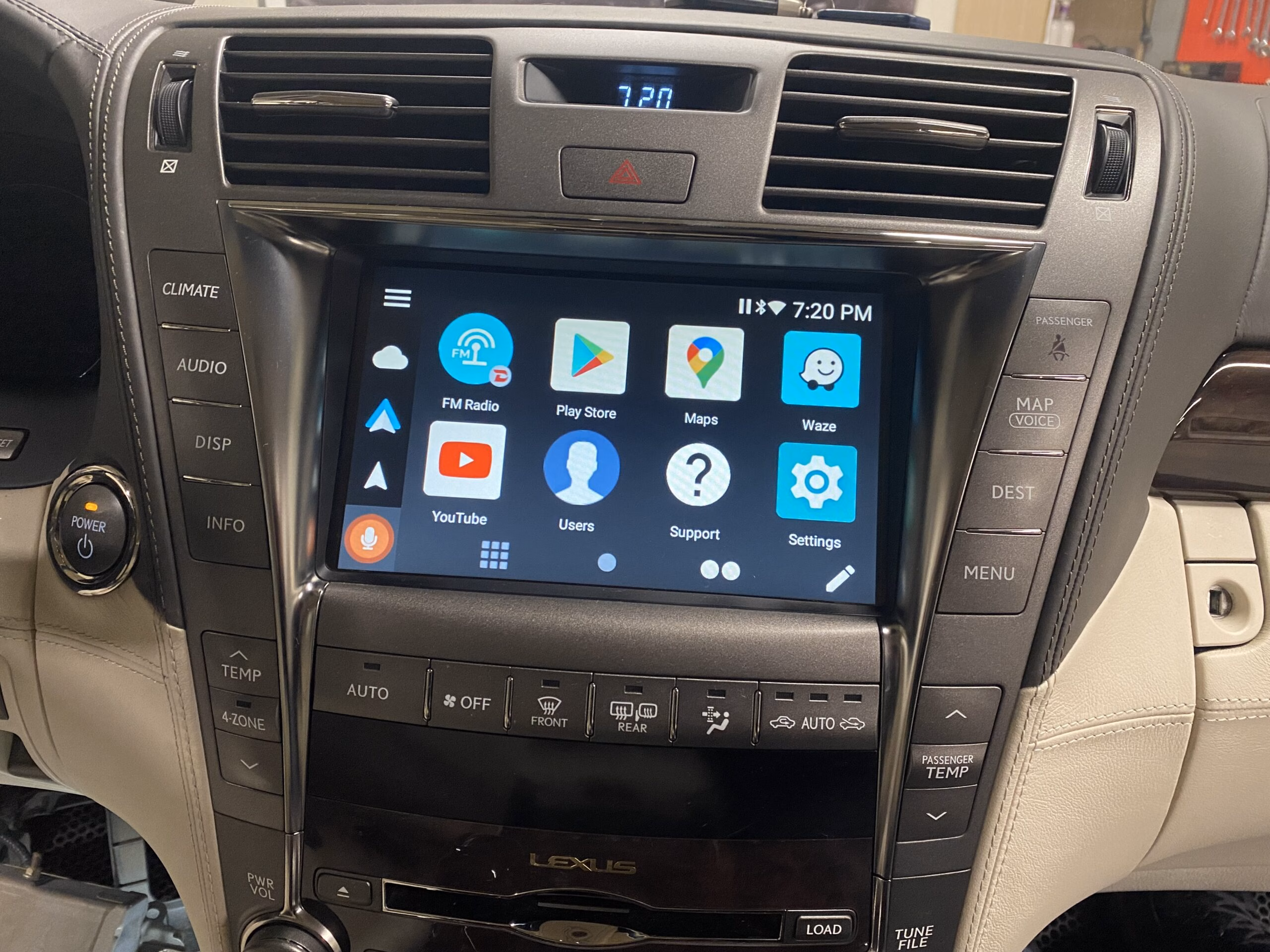 Android system integration, wireless CarPlay and wireless Android Auto for Toyota Land Cruiser 2008-2009 and Lexus IS, GS, RX, LS, ES, LX, GX - Image 6