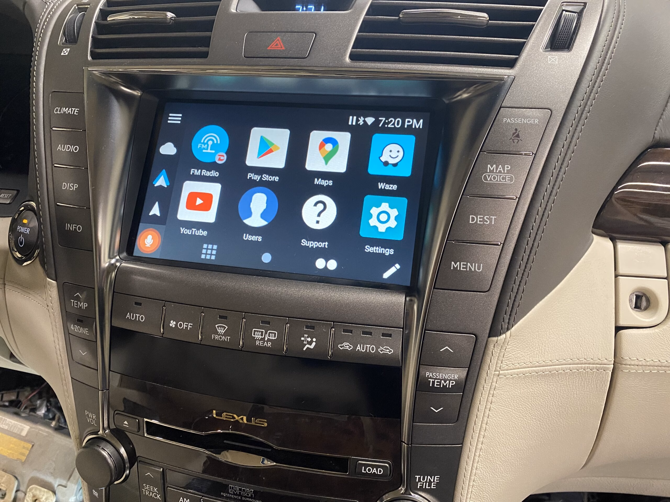 Android system integration, wireless CarPlay and wireless Android Auto for Toyota Land Cruiser 2008-2009 and Lexus IS, GS, RX, LS, ES, LX, GX - Image 7