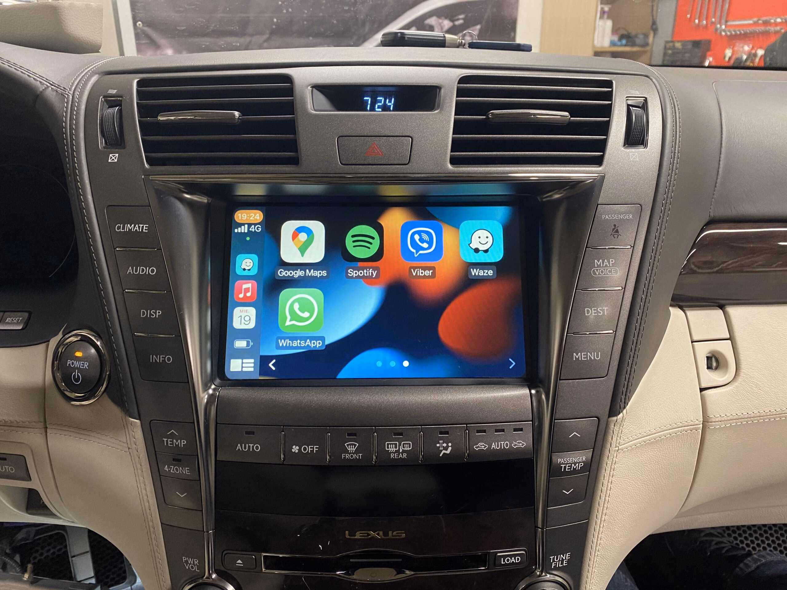 Android system integration, wireless CarPlay and wireless Android Auto for Toyota Land Cruiser 2008-2009 and Lexus IS, GS, RX, LS, ES, LX, GX - Image 9