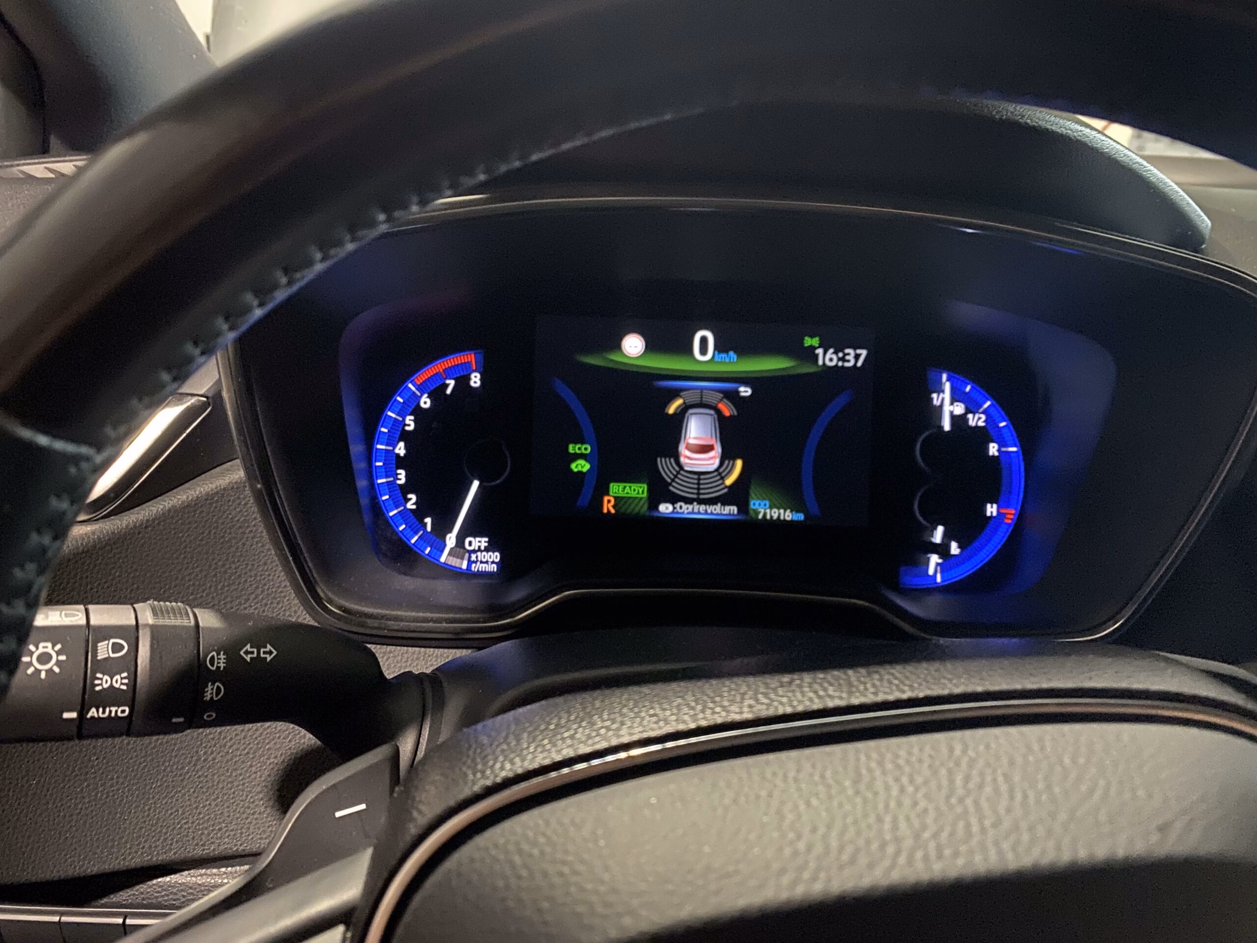 Front-Rear Parking Sensor Kit, Dedicated for Toyota Corolla 2019-2022