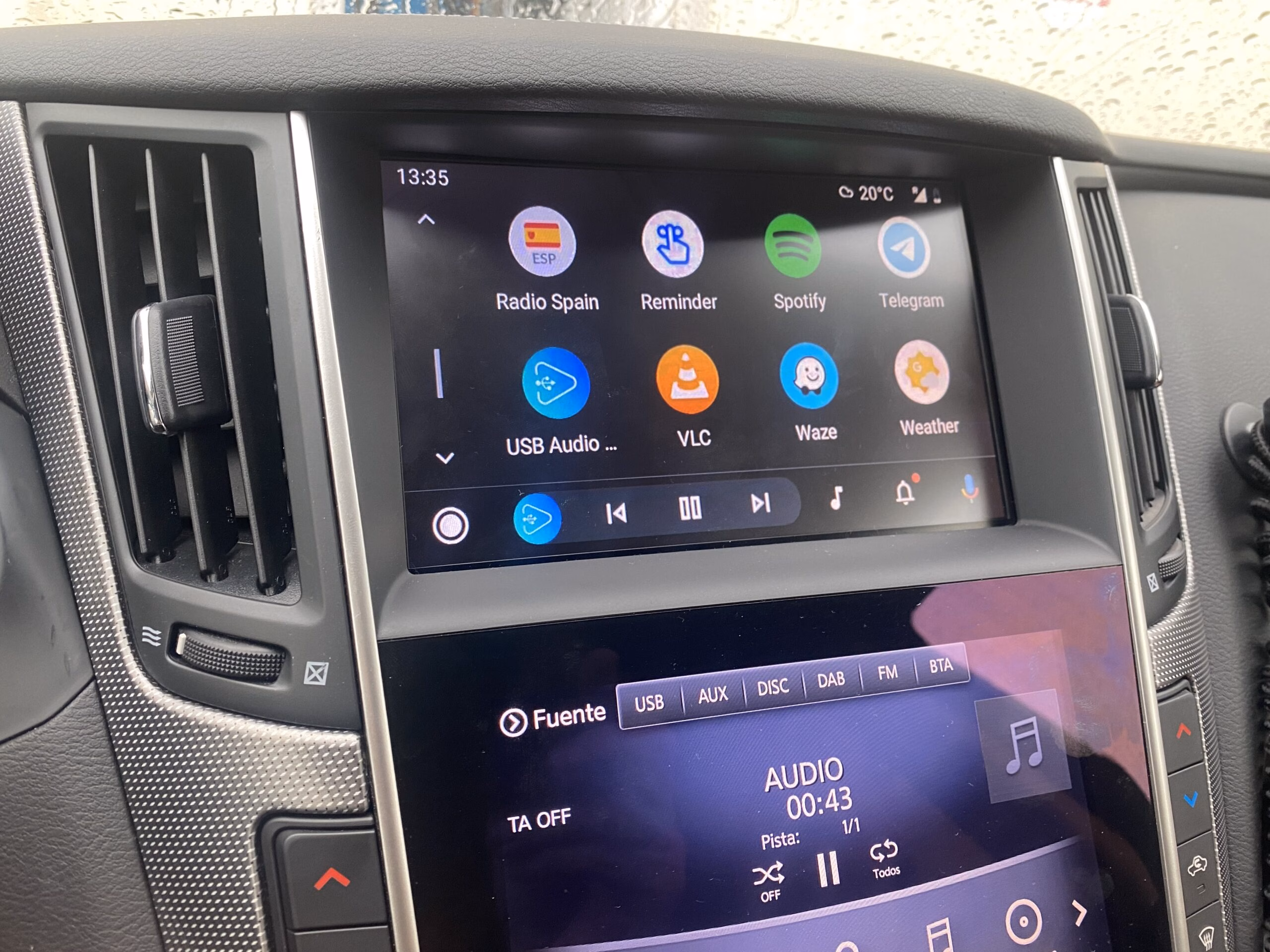 Wireless Carplay, Android auto pentru Infiniti Q50/Q60/Q70/Q50L/QX50 2015-2019 , cu Mirror link si intrare camera fata-spate - Image 15