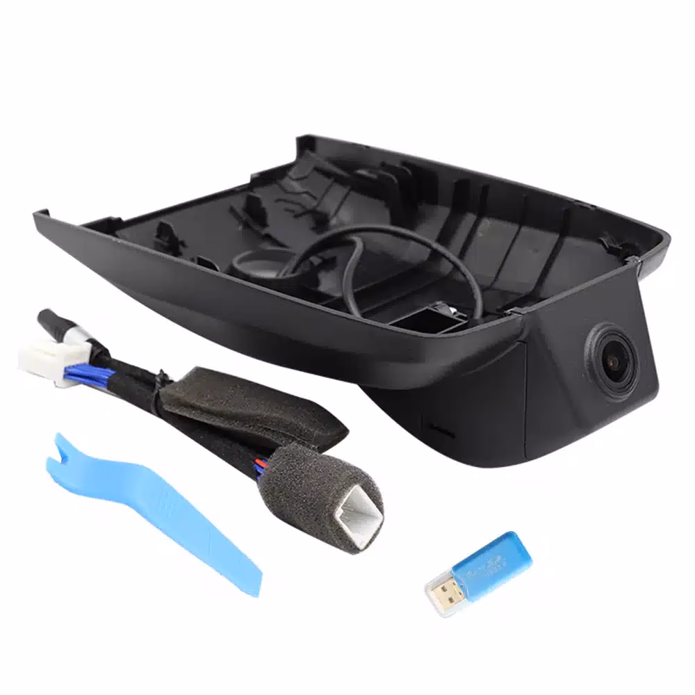 FiTCAMX front-rear DVR camera specially designed for Toyota RAV4 2019-2025 Model A (without air vents on the cover)