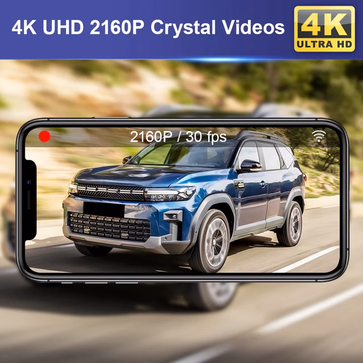 FiTCAMX 4K front-rear DVR camera specially designed for Dacia Duster and Bigster 2024+